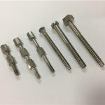 cnc titan maschinenteil schraube und mutter