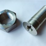 Custom Carbon Steel Metal Hardware Schienenbolzen und Mutter